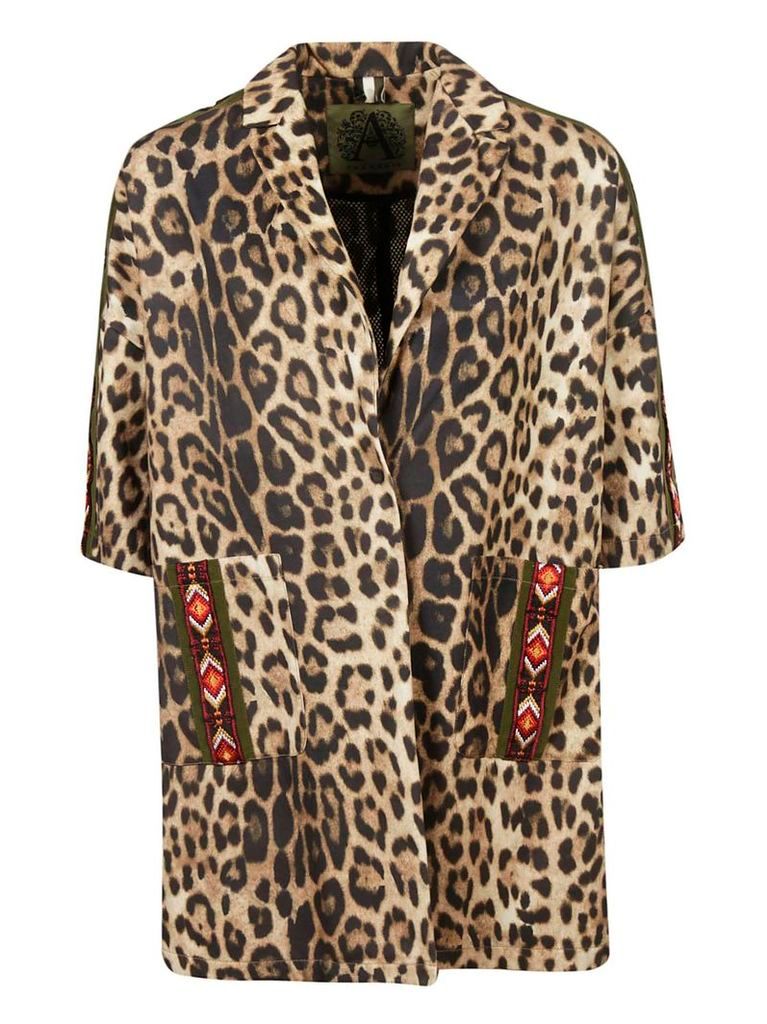 Alessandra Chamonix Leopard Print Coat