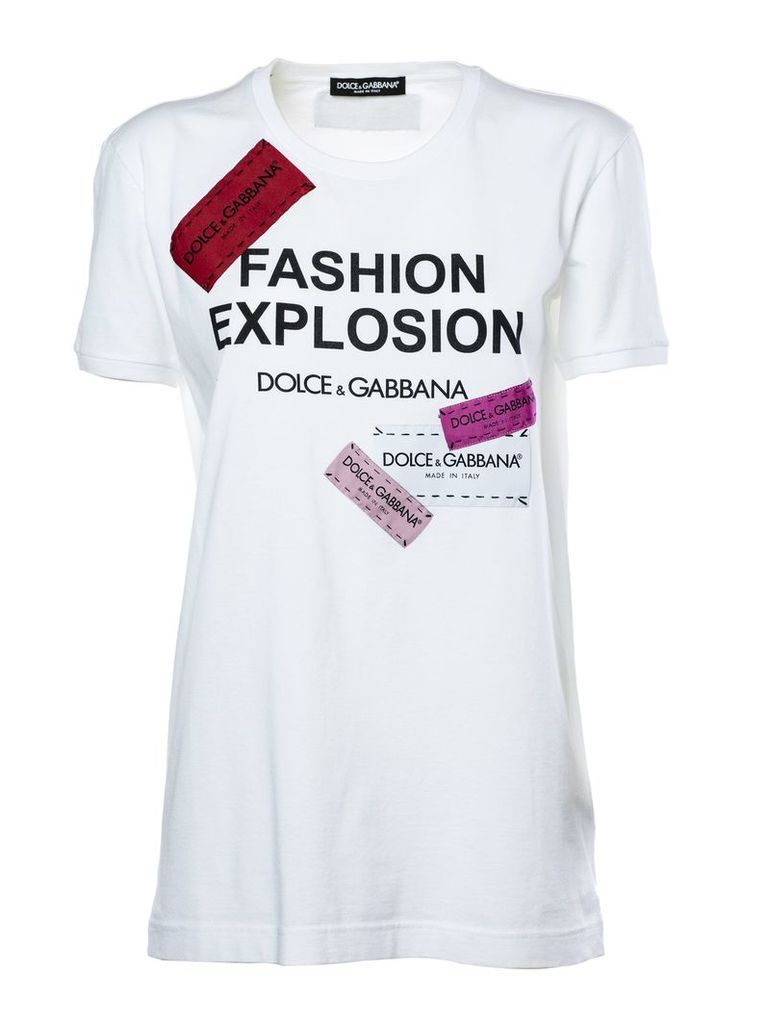 Dolce & Gabbana Printed Longline T-shirt