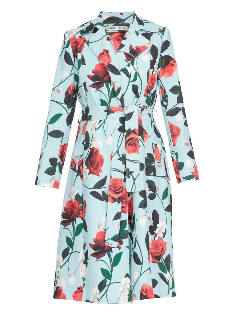 Alice + Olivia Floral Patterned Coat