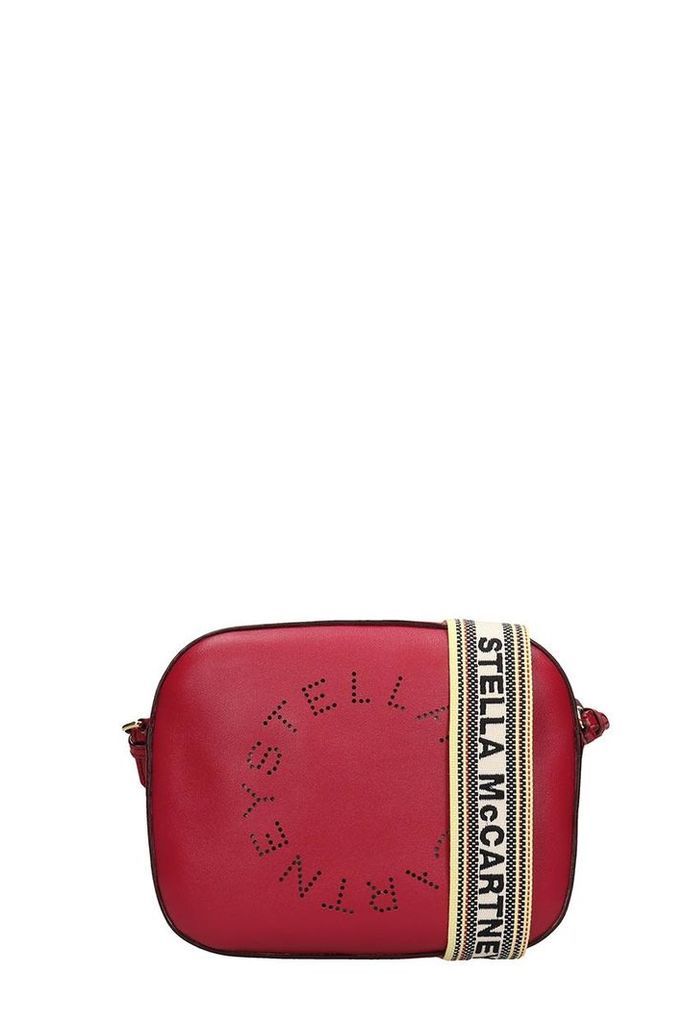 Stella McCartney Burgundy Faux Leather Mini Stella Bag