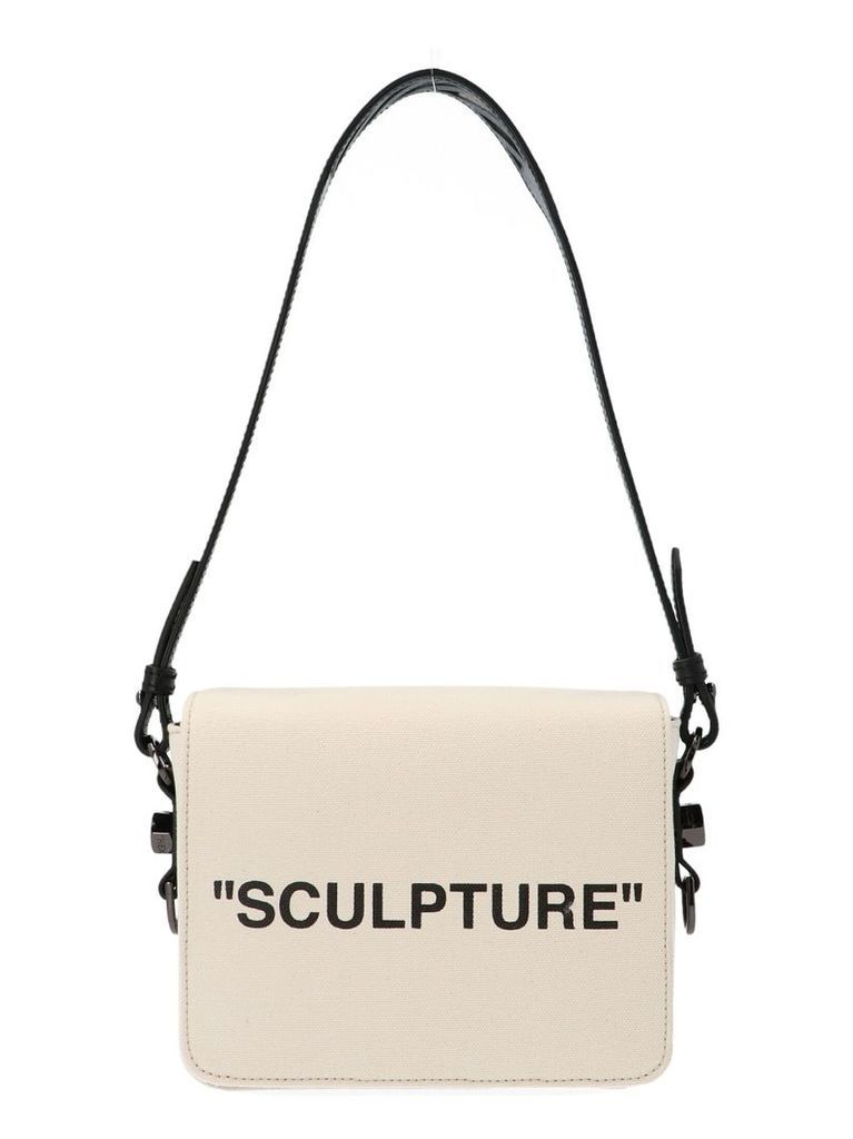 Off-white 'sculture Canvas Flap' Bag