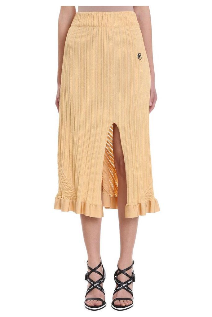 Chloé Yellow Tube Skirt