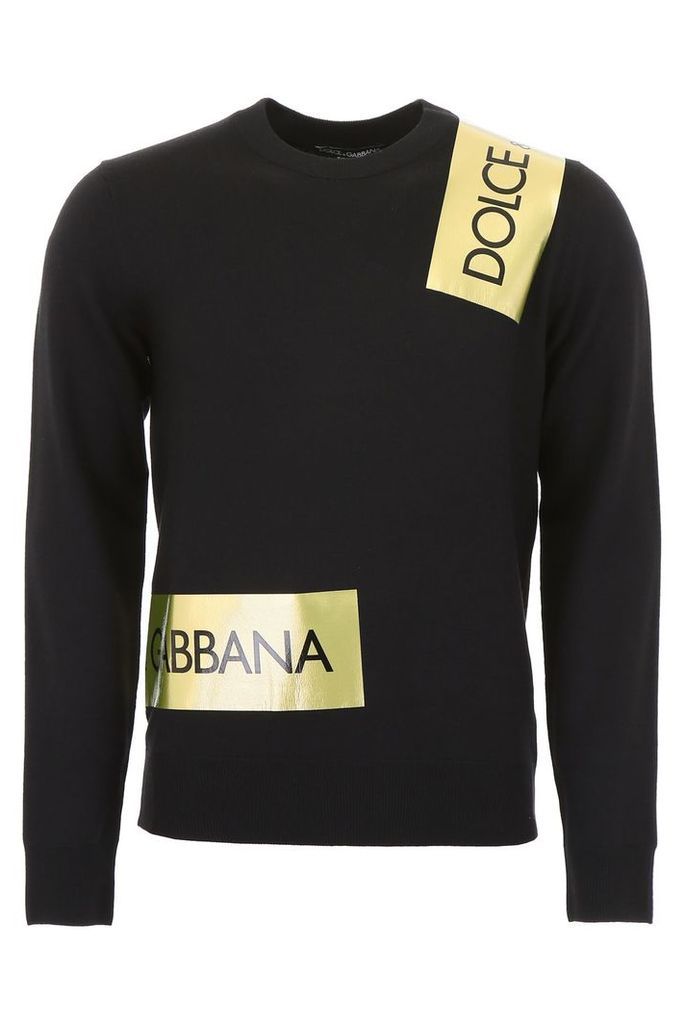 Dolce & Gabbana Pullover With Logo Bands