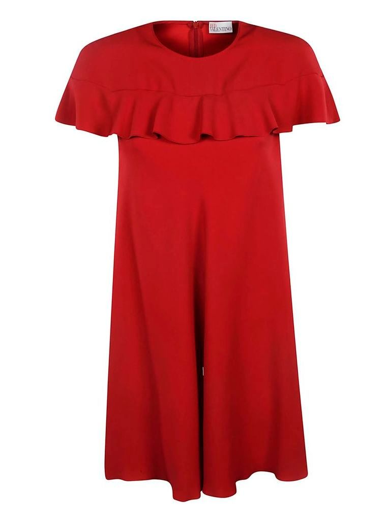Red Valentino Ruffled Dress