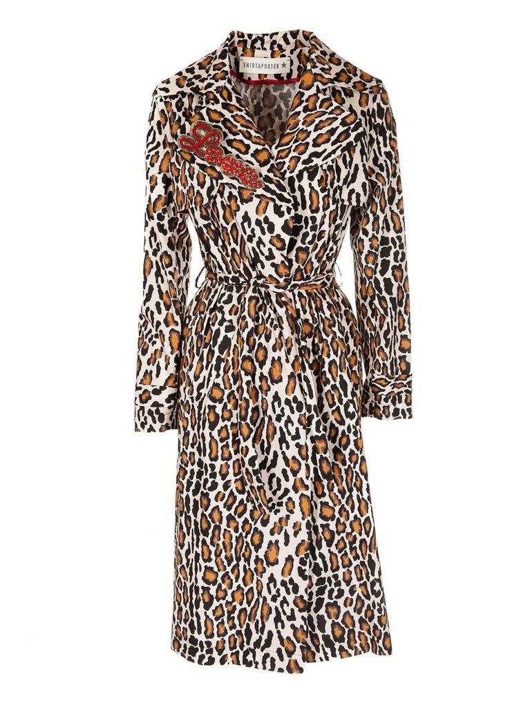 Shirt A Porter Leopard Print Trench
