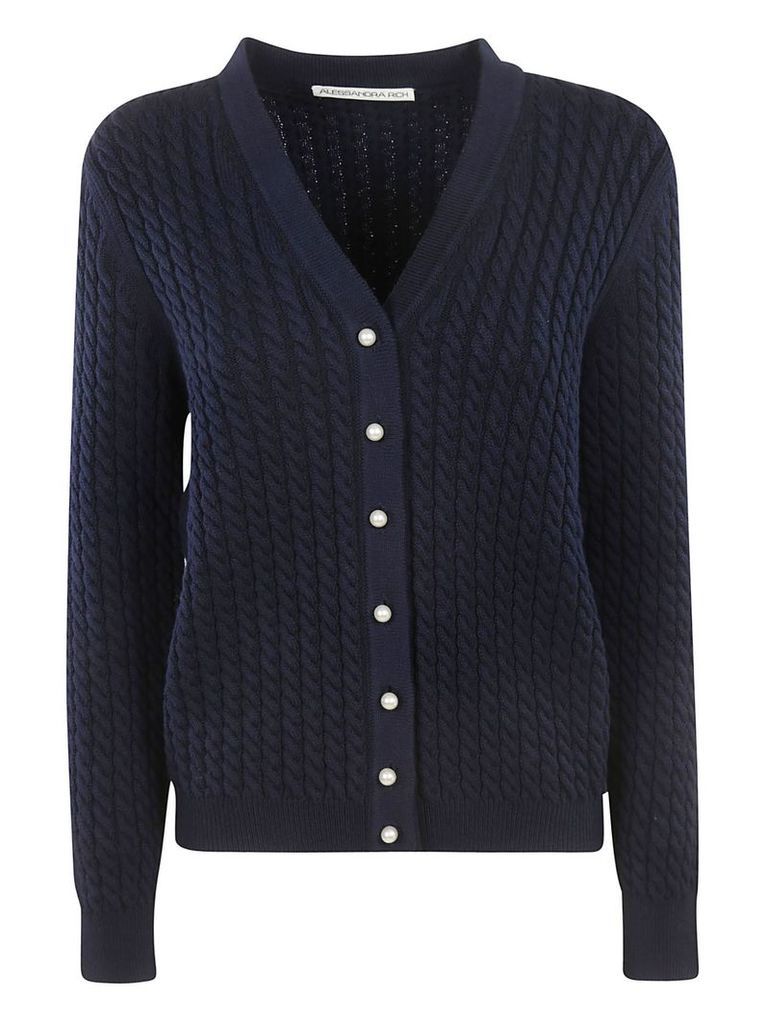 Alessandra Rich Buttoned Cardigan