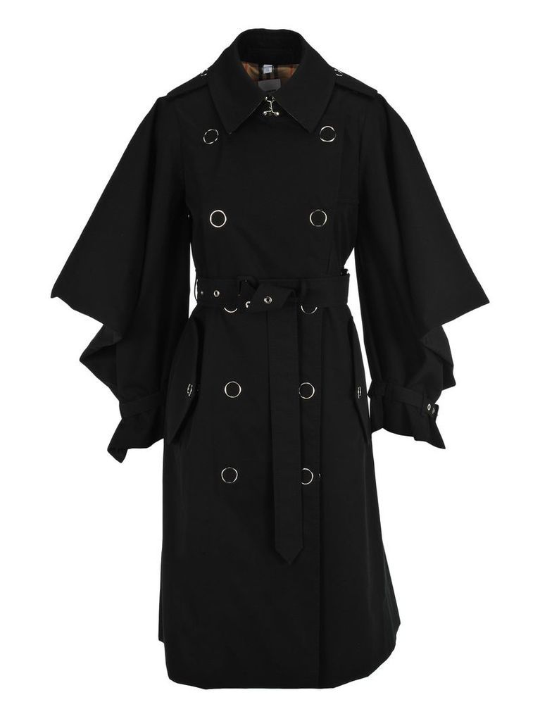 Burberry London Burberry Cape Sleeve Trench Coat