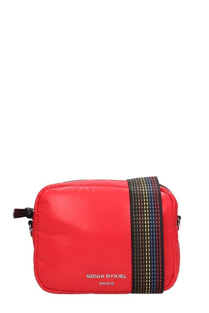 Sonia Rykiel Red Nylon Camera Bag