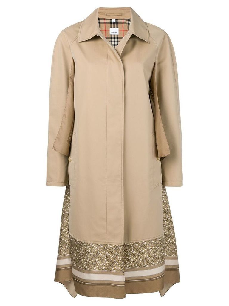 Burberry Scarf Detail Trench Coat