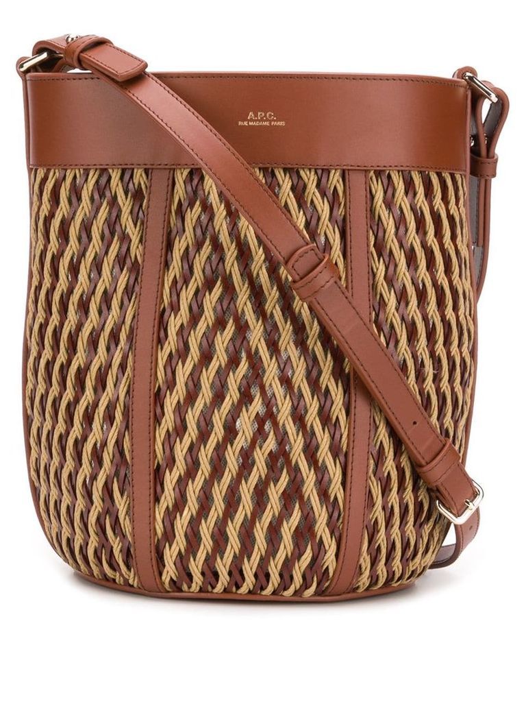 A.P.C. Woven Bucket Bag