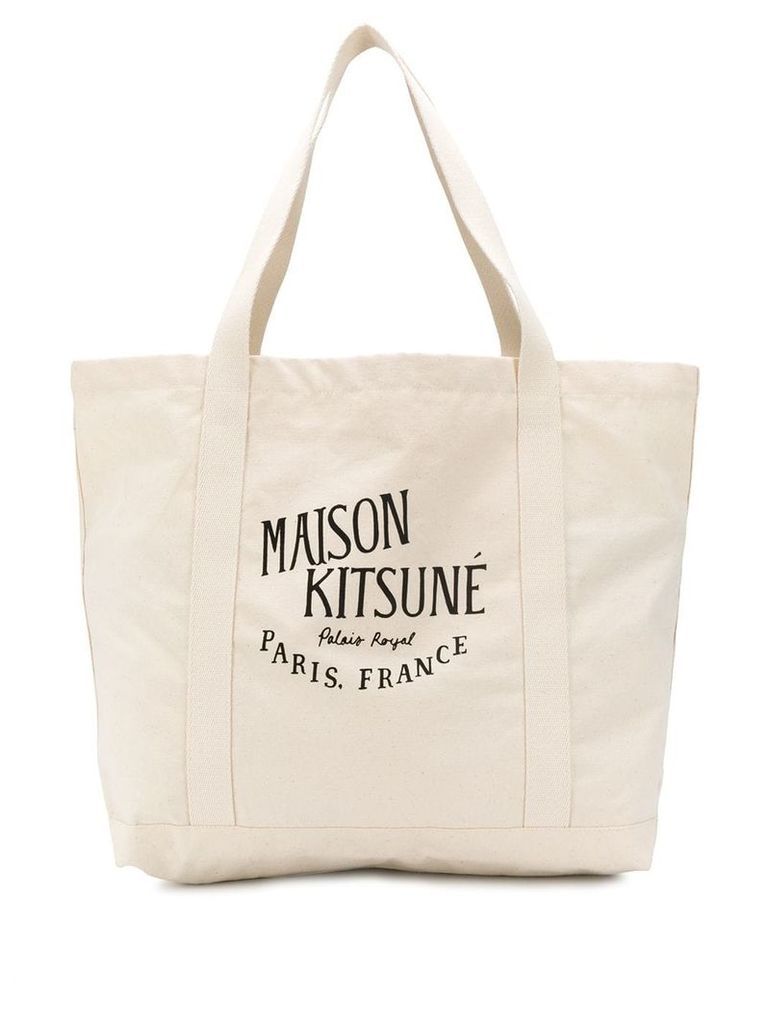 Maison Kitsuné Printed Shopper Bag