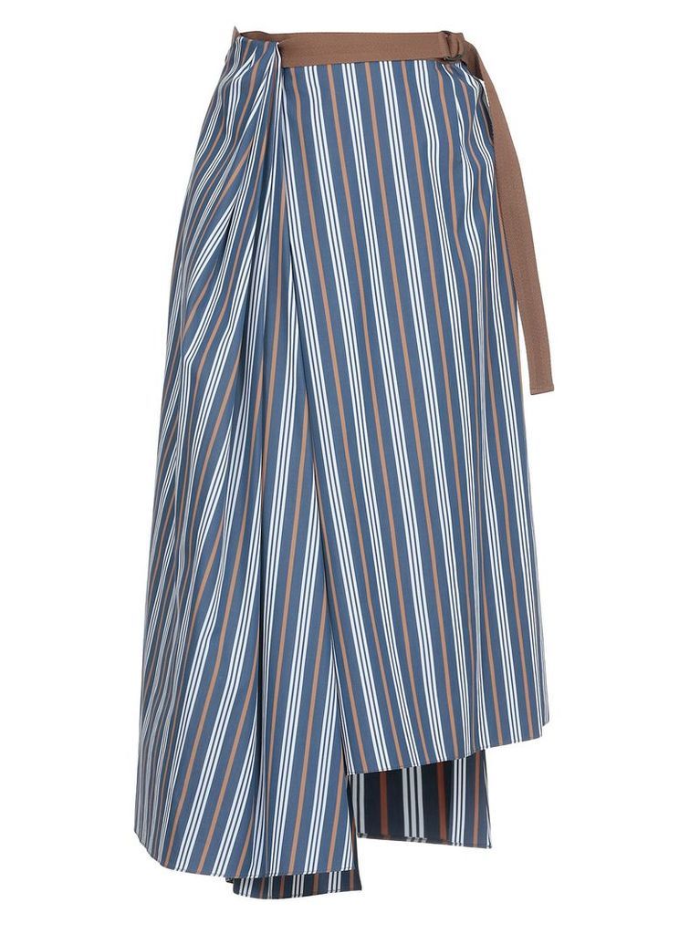 Brunello Cucinelli Striped Skirt