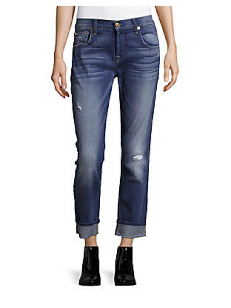 Relaxed Skinny Boyfriend Jeans