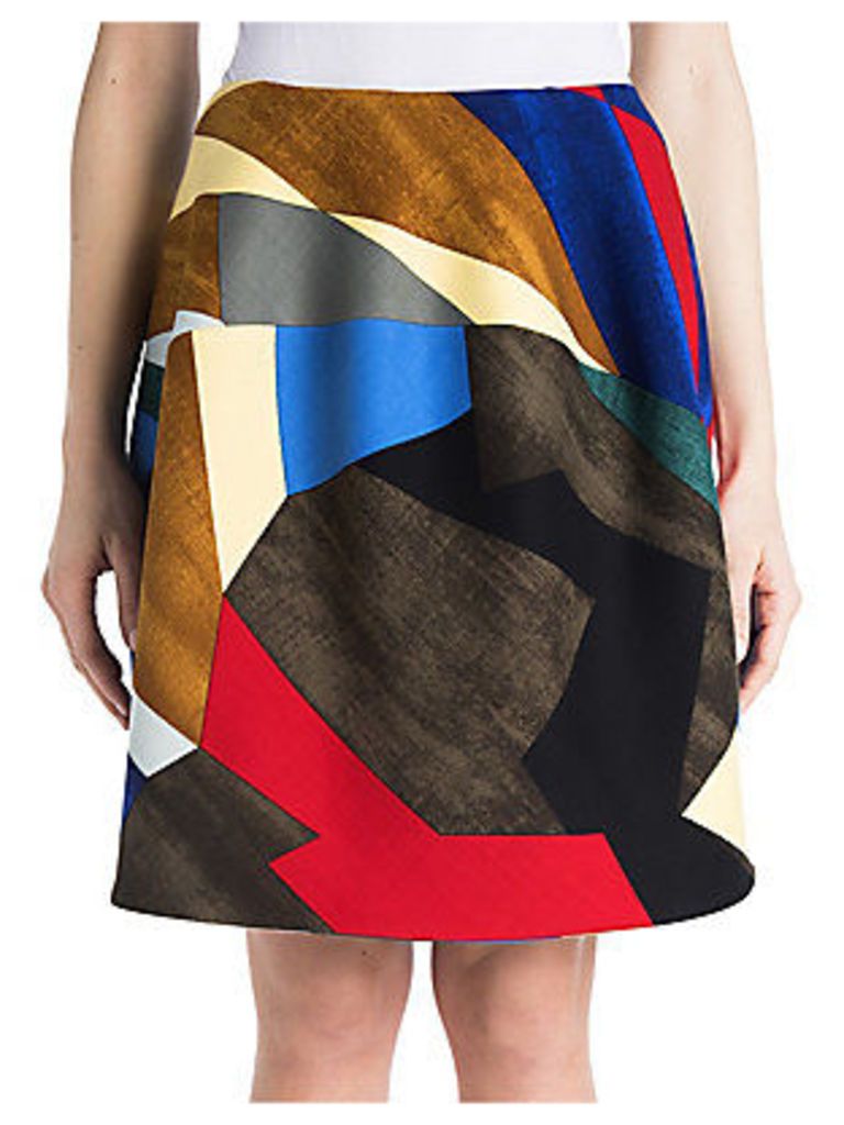 Stretch Wool Tulip Skirt