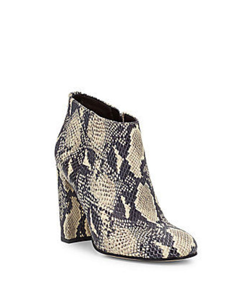 Campbell Printed Leather Ankle Boots