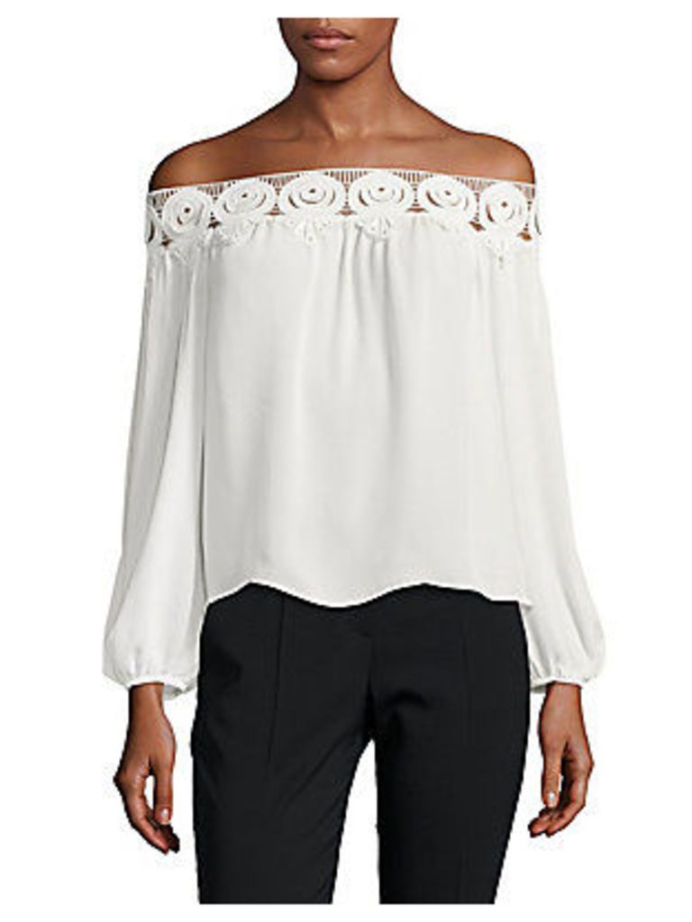 Kyoko Lace Off-The-Shoulder Top