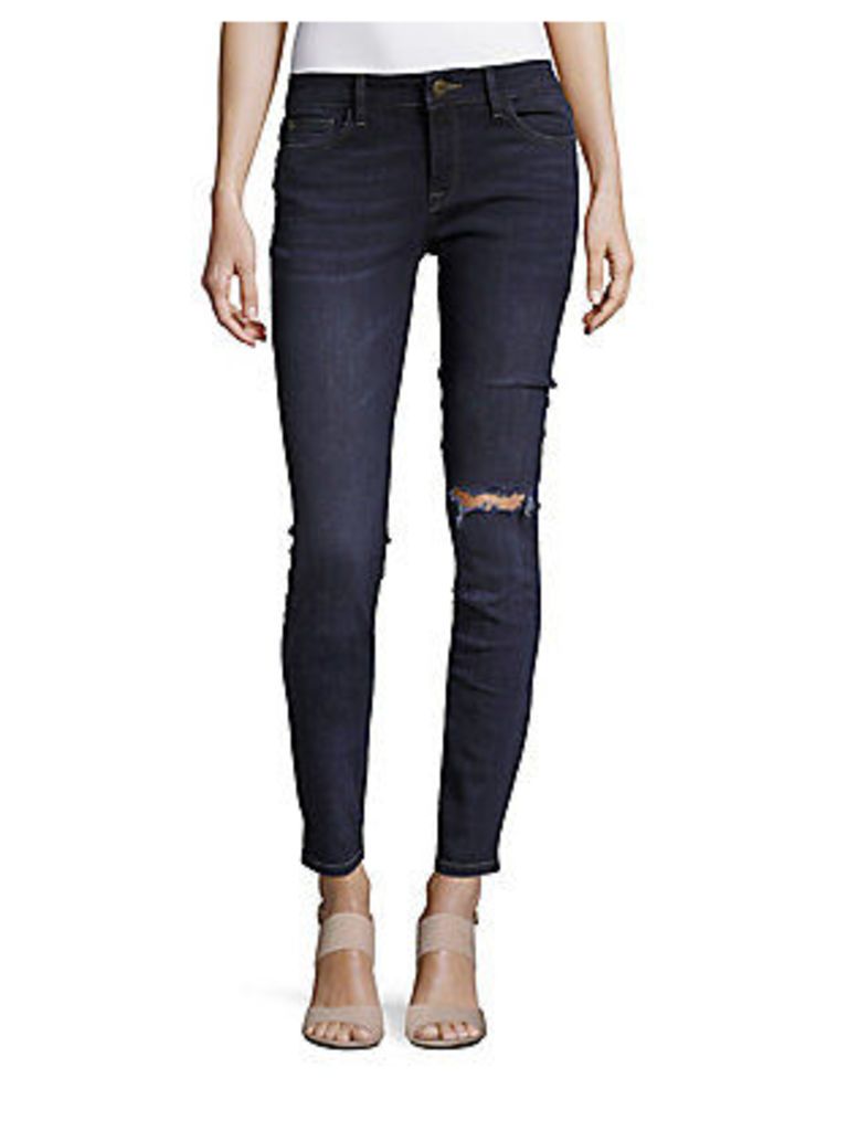 Florence Distressed Ankle-Length Jeans