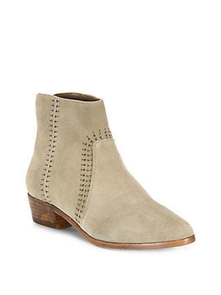 Lucy Embellished Suede Booties