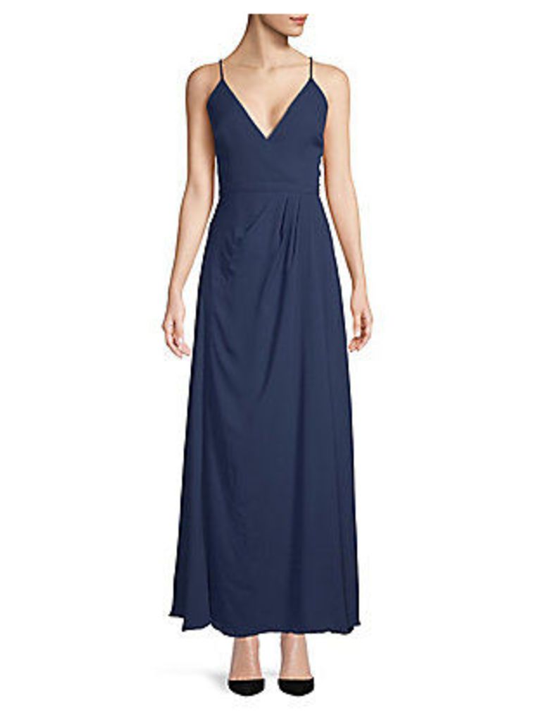 Rhodes Open Back Flare Gown