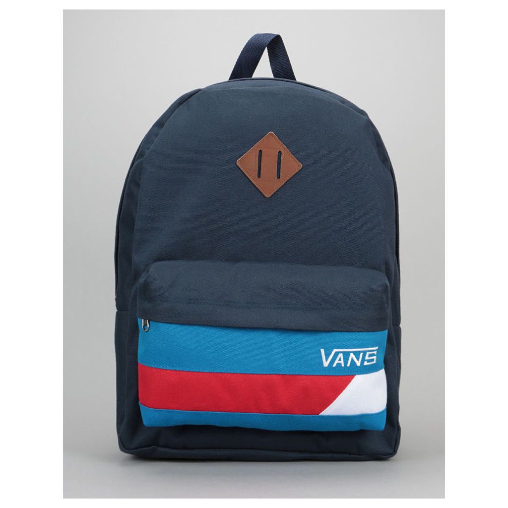 Vans Old Skool II Backpack - Dress Blue/Rcacing Red (One Size Only)