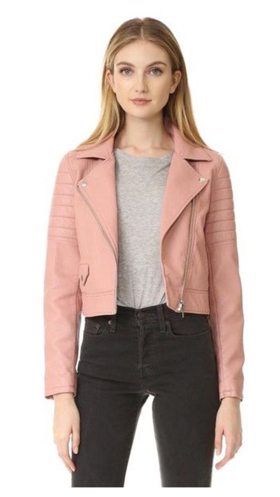 Blank Denim Pretty in Pink Moto Jacket