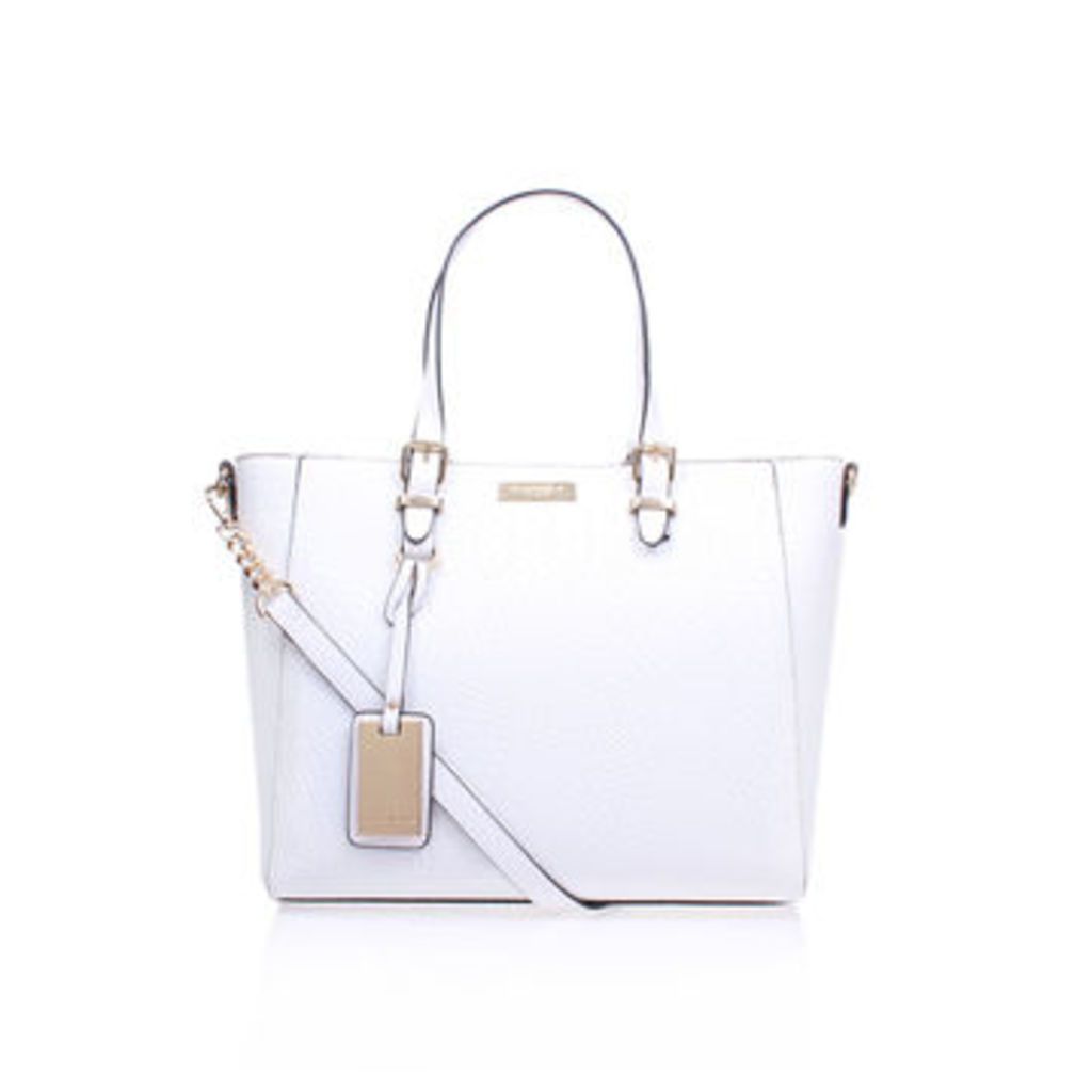 DINA WOVEN WINGED TOTE
