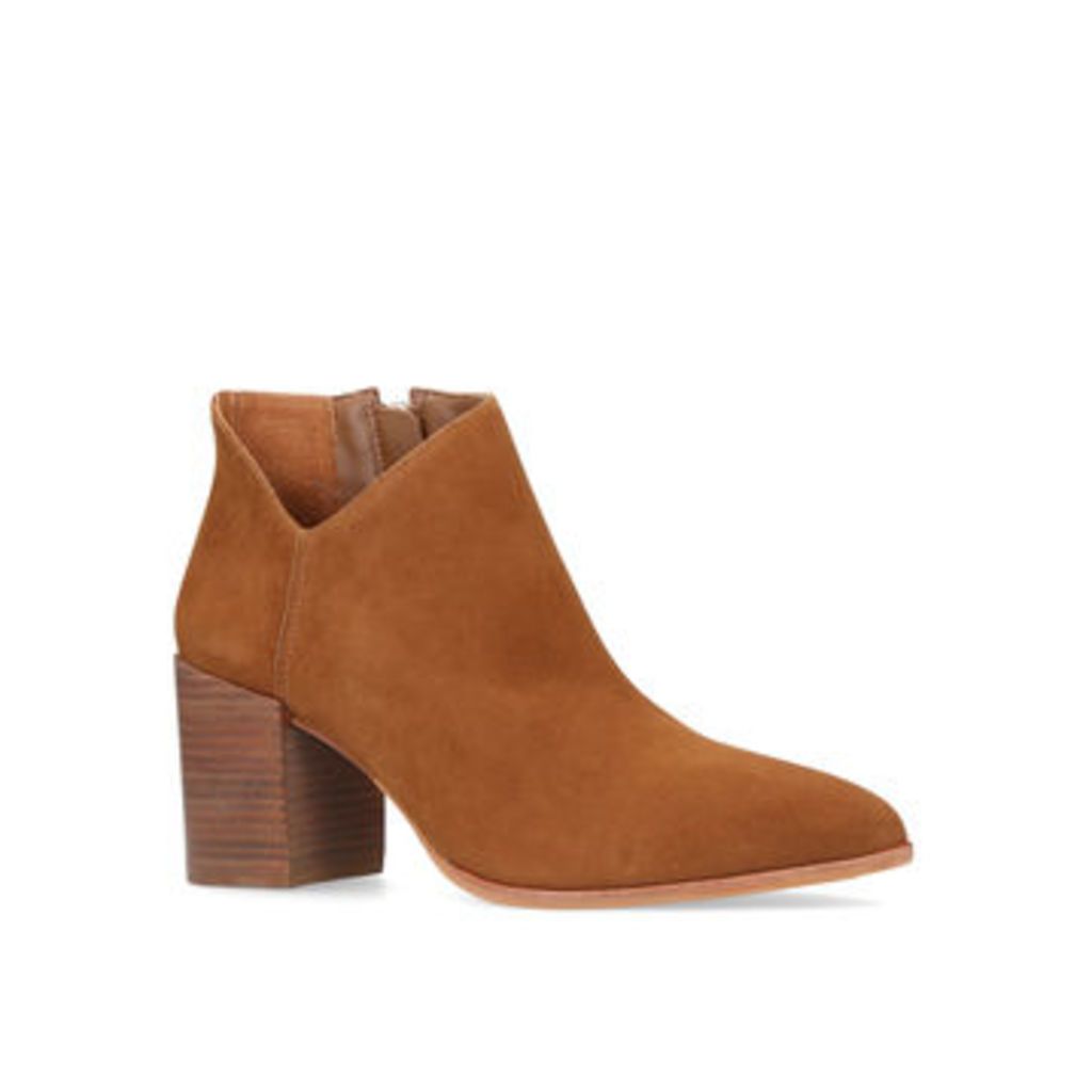 Vince Camuto Kathrina - Tan Mid Heel Ankle Boots