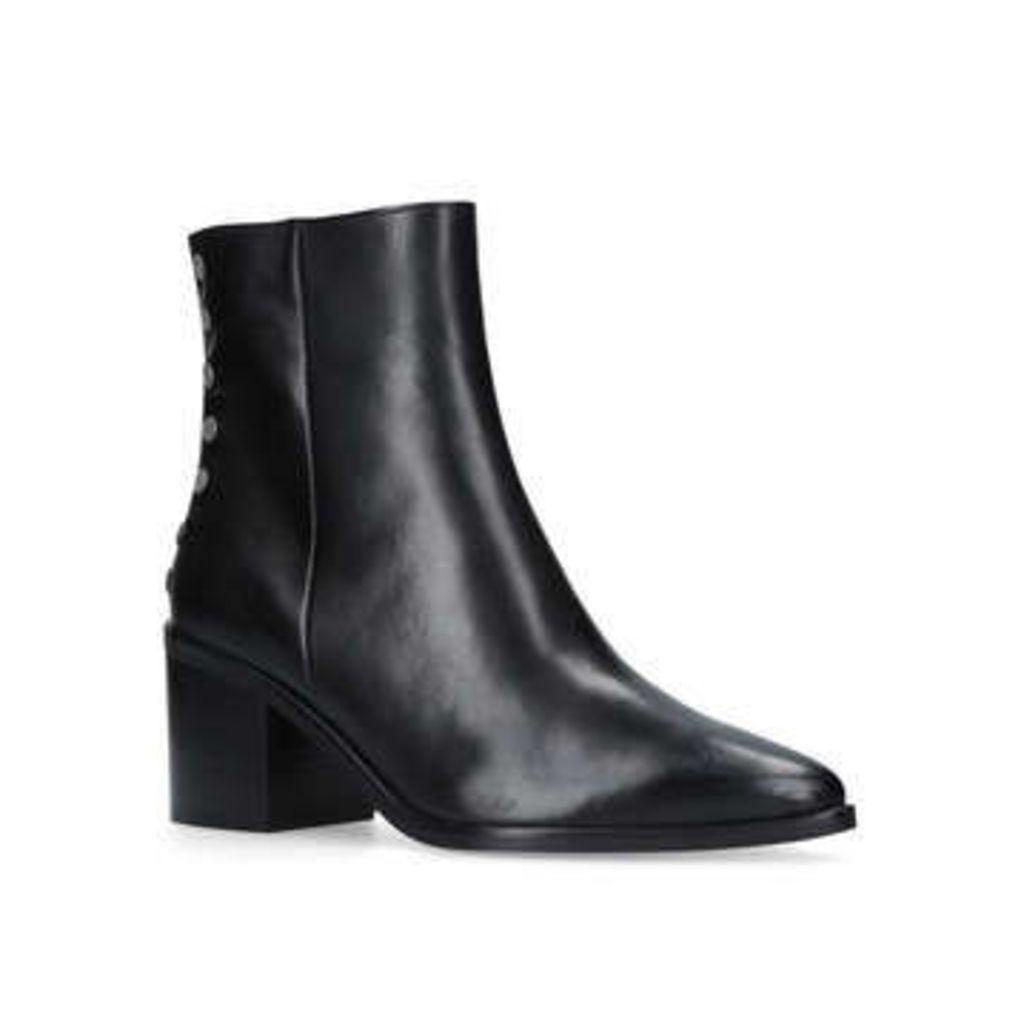 Carvela Slightly - Black Mid Heel Ankle Boots