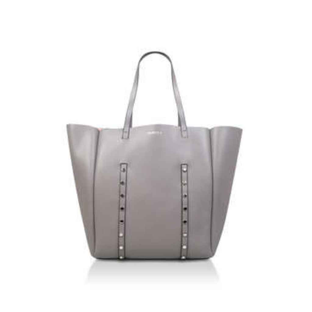 Carvela Claudia Stud Shopper - Grey Shopper Bag