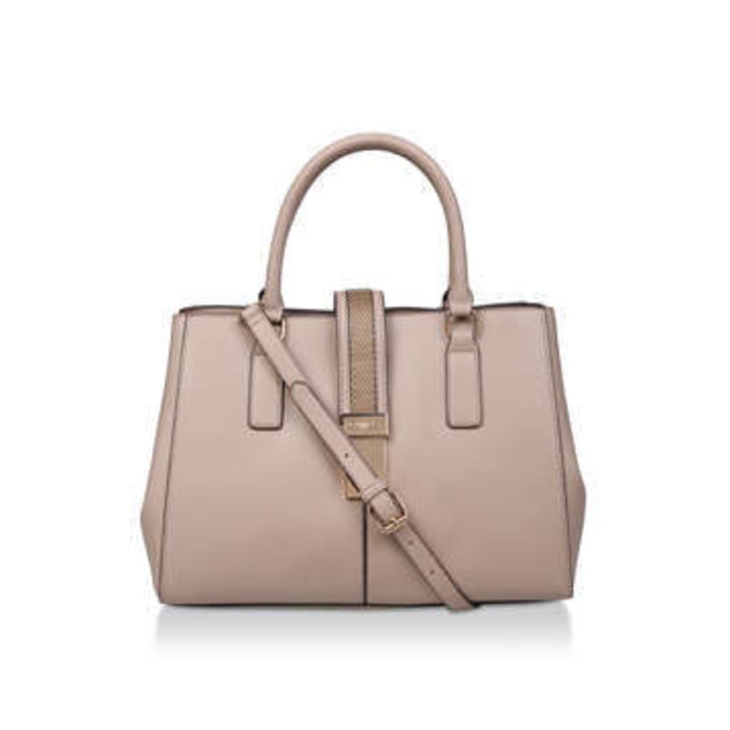 Carvela Chrissy Chain Front Tote - Nude Tote Bag