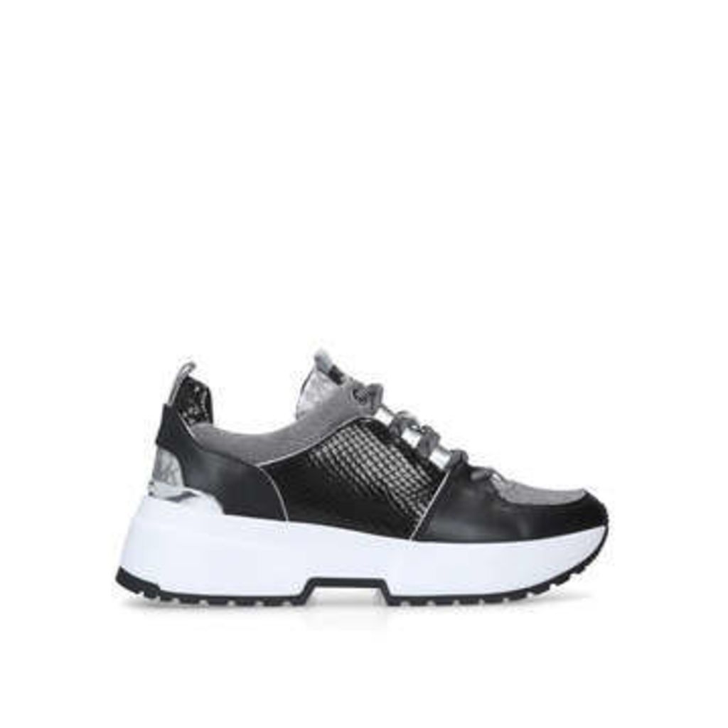 Michael Michael Kors Cosmo Trainer - Black Chunky Low Top Trainers