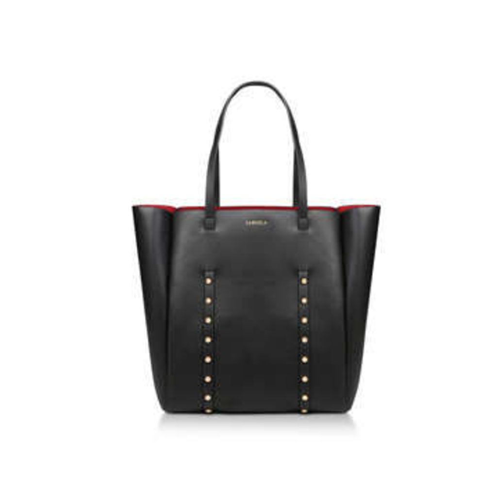 Carvela Claudia Stud Shopper - Black Embellished Shopper Bag
