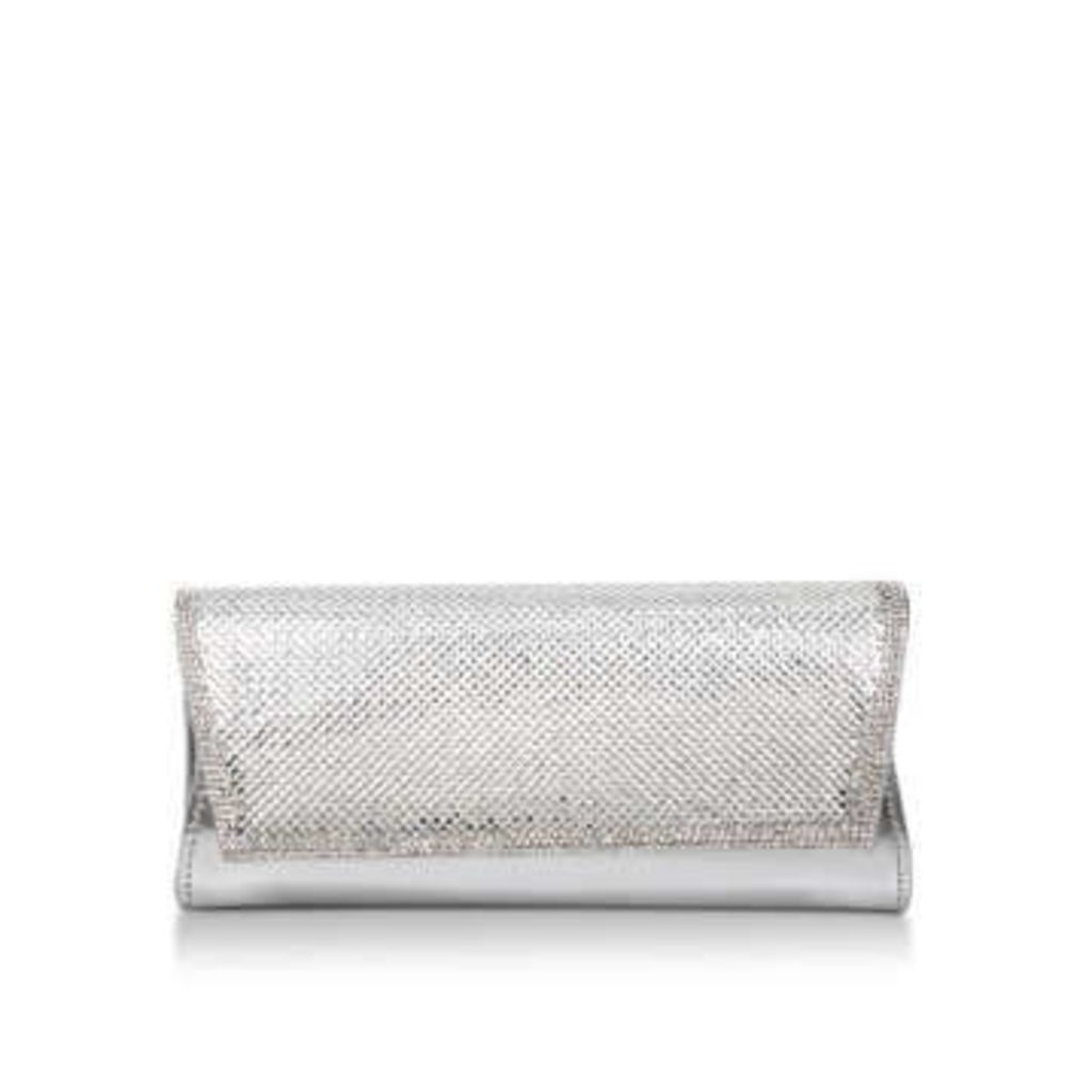Carvela Ocean - Silver Embellished Clutch Bag