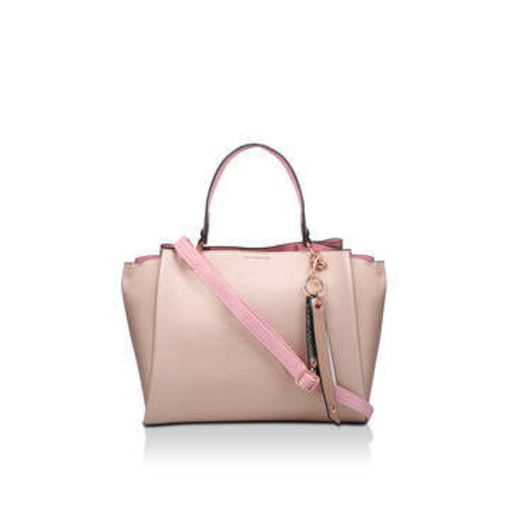 Aldo Nusz - Metallic Pink Tote Bag with Detachable Charm