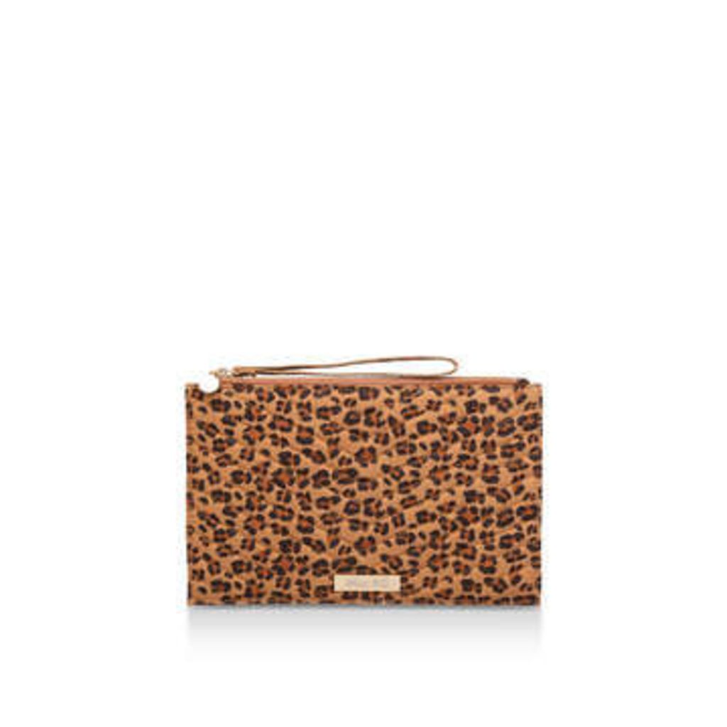 Miss Kg Heather - Leopard Print Clutch Bag