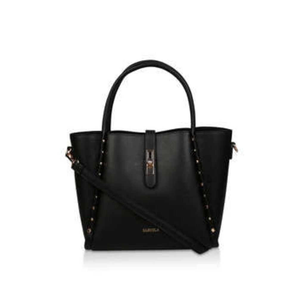Char Studded Shopper - Black Studded Tote Bag