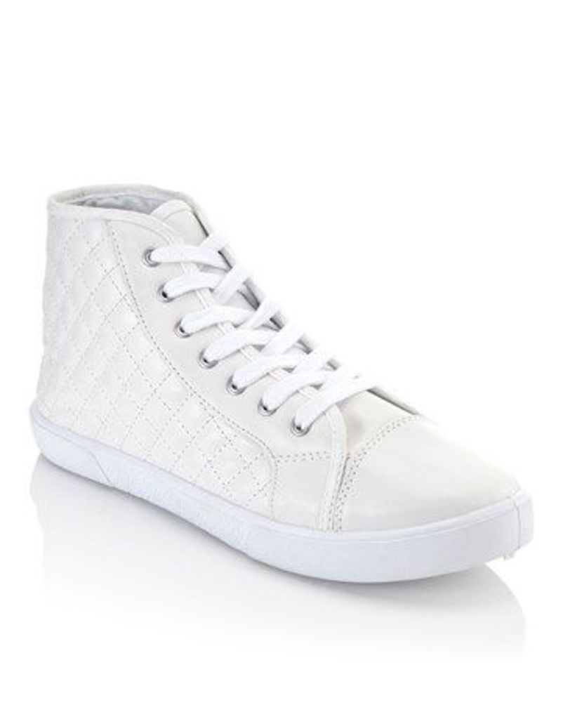 Qupid Patent Casual High Top