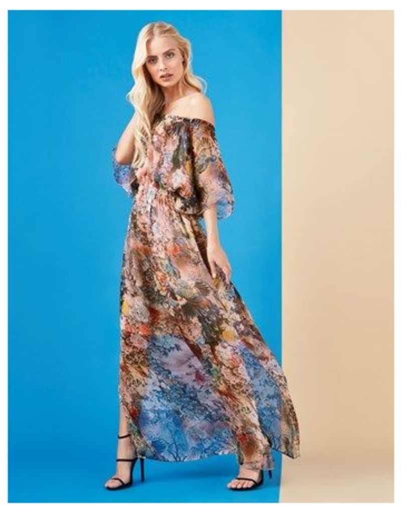 Mela London Forest Print Maxi Dress