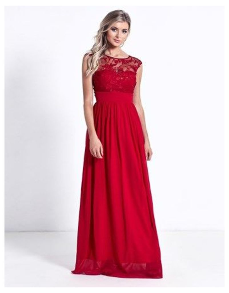 Sistaglam Lace Bridesmaid Maxi Dress
