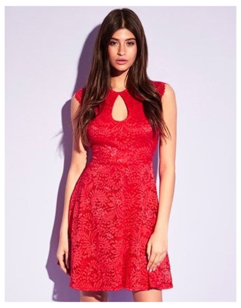 Lipsy All Over Lace Skater Dress