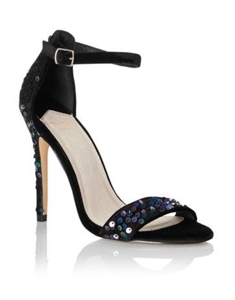 Faith Sequin Barely There Sandals