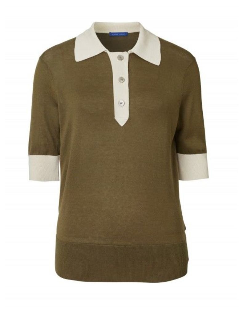 Winser London Silk Cotton Polo Shirt
