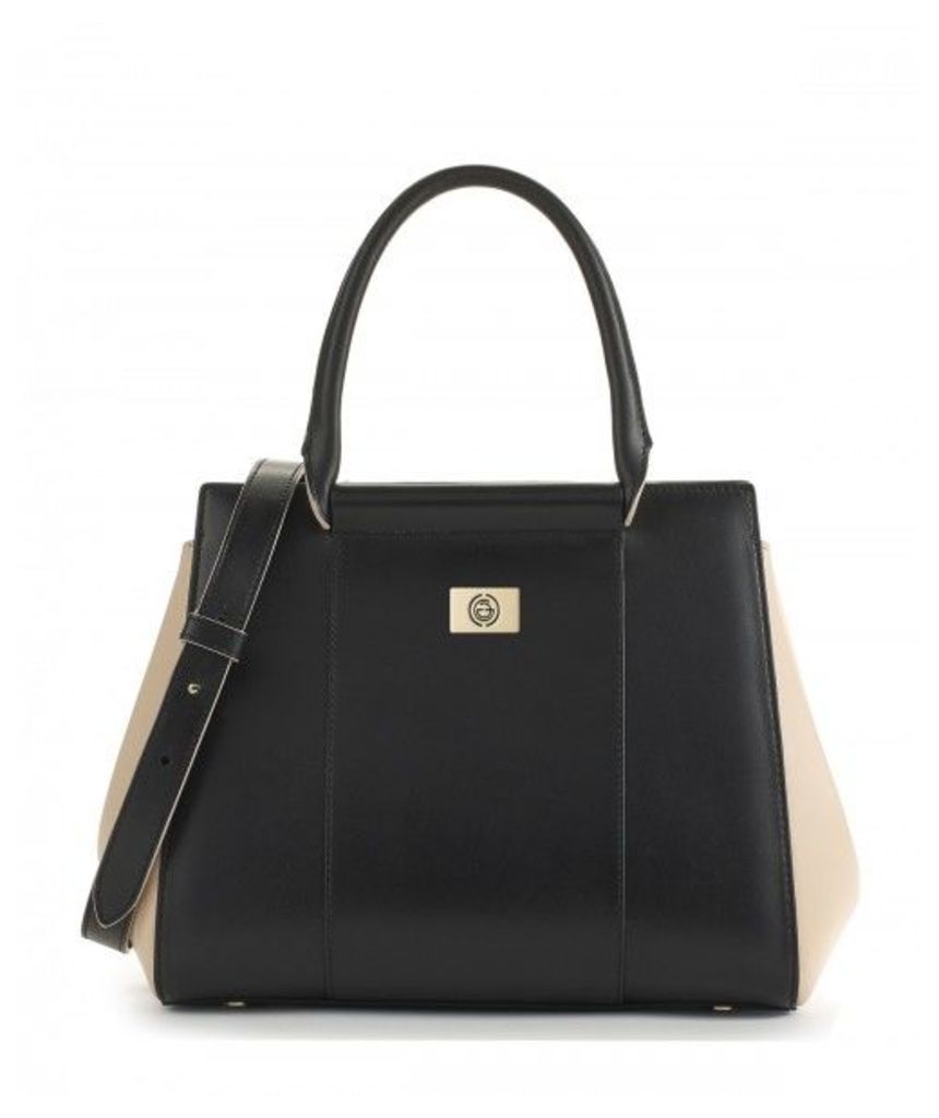 Gianoi Nadia Medium Two-tone Leather Bag