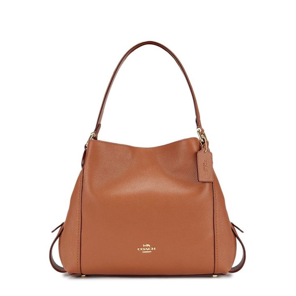 Coach Edie 31 Brown Leather Tote