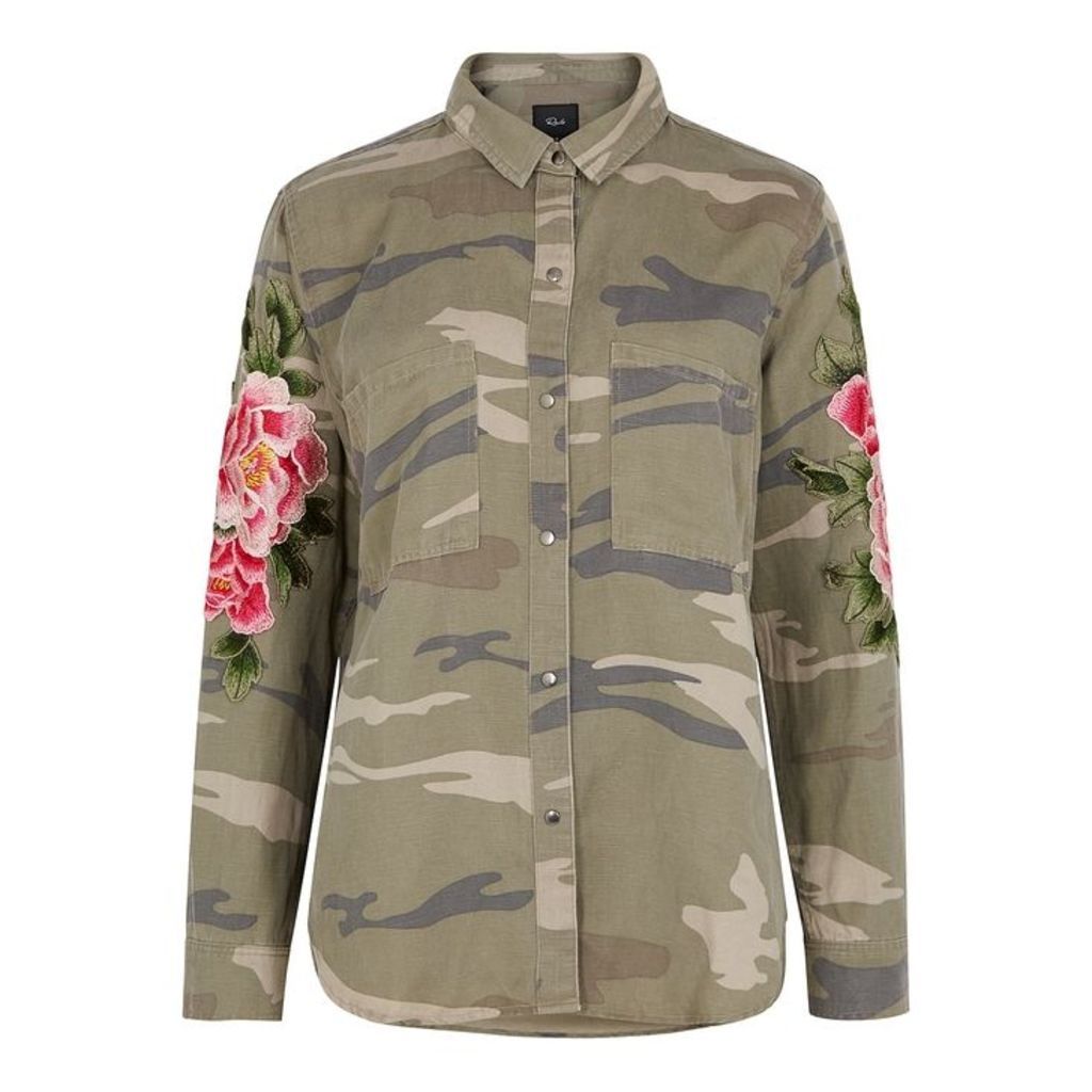Rails Marcel Embroidered Camouflage Jacket