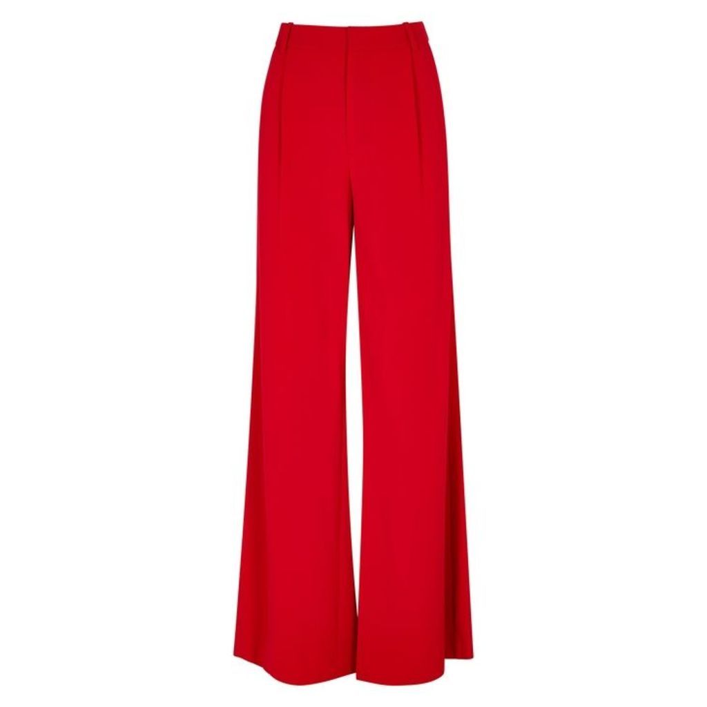 Alice + Olivia Eric High-waisted Wide-leg Trousers