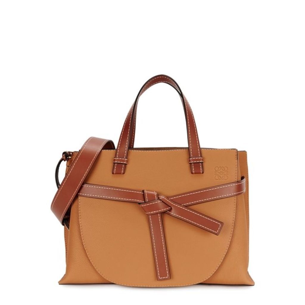 Loewe Gate Brown Leather Top Handle Bag