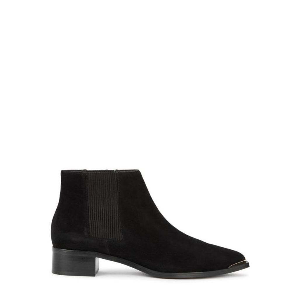Senso Leon II 40 Black Suede Ankle Boots