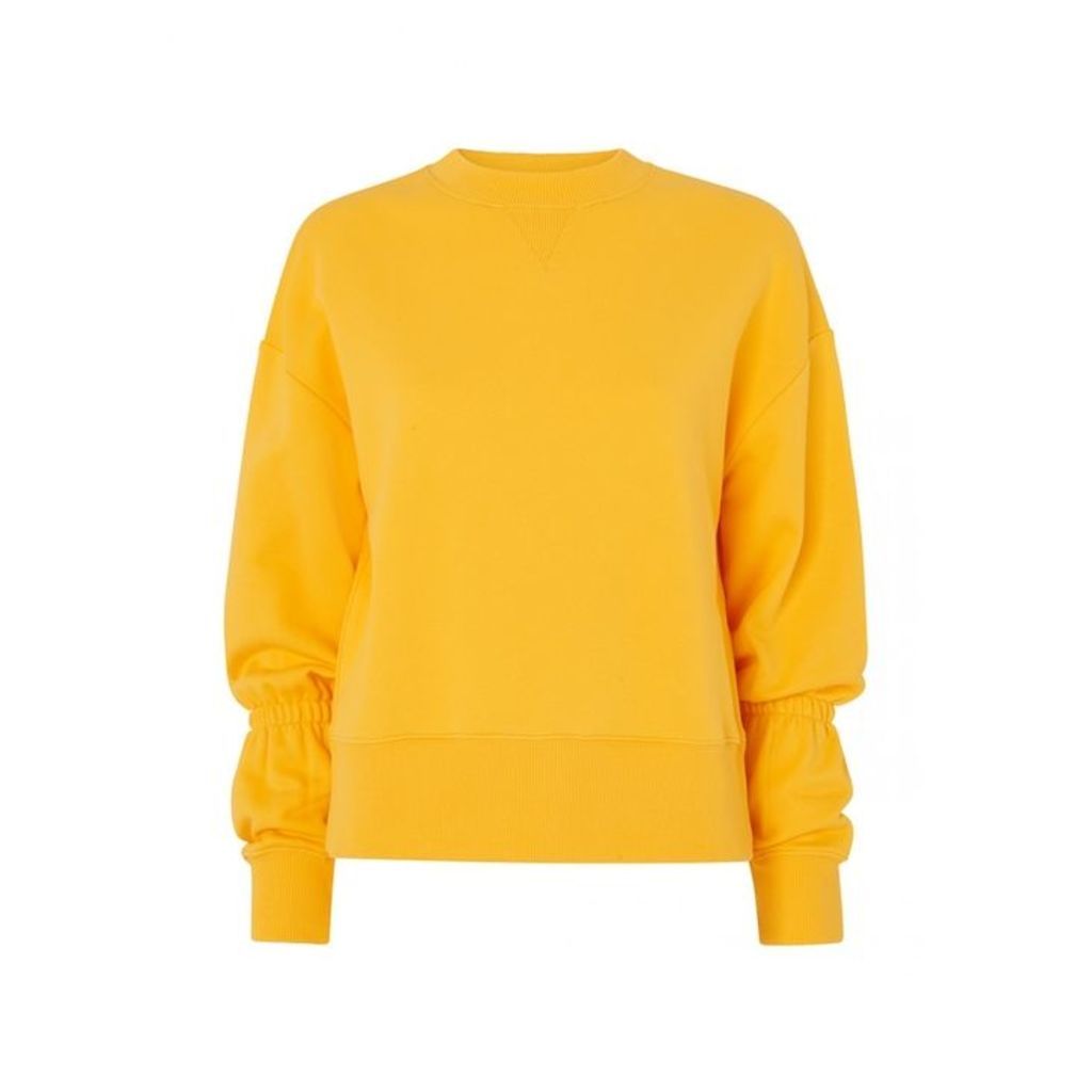 Kitri Roman Yellow Elasticated Sweatshirt