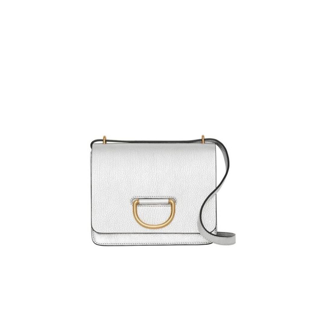 Burberry The Small Metallic Leather D-ring Bag